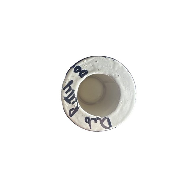 Fitzpatrick Signed  Vintage 1990s Pottery Set Napkin Holder Candle Holder And Se - Picture 4 of 8